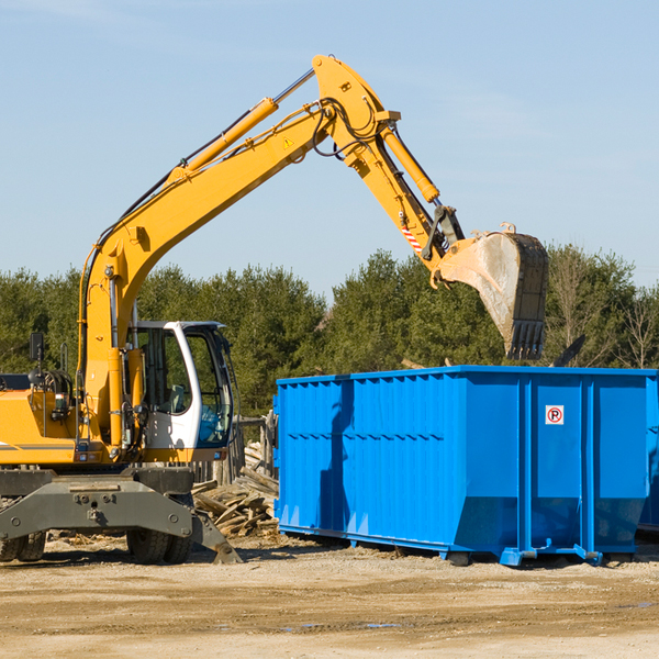 can i choose the location where the residential dumpster will be placed in Cross Plains TX